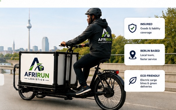 AfriRun cargo bike delivery in Berlin